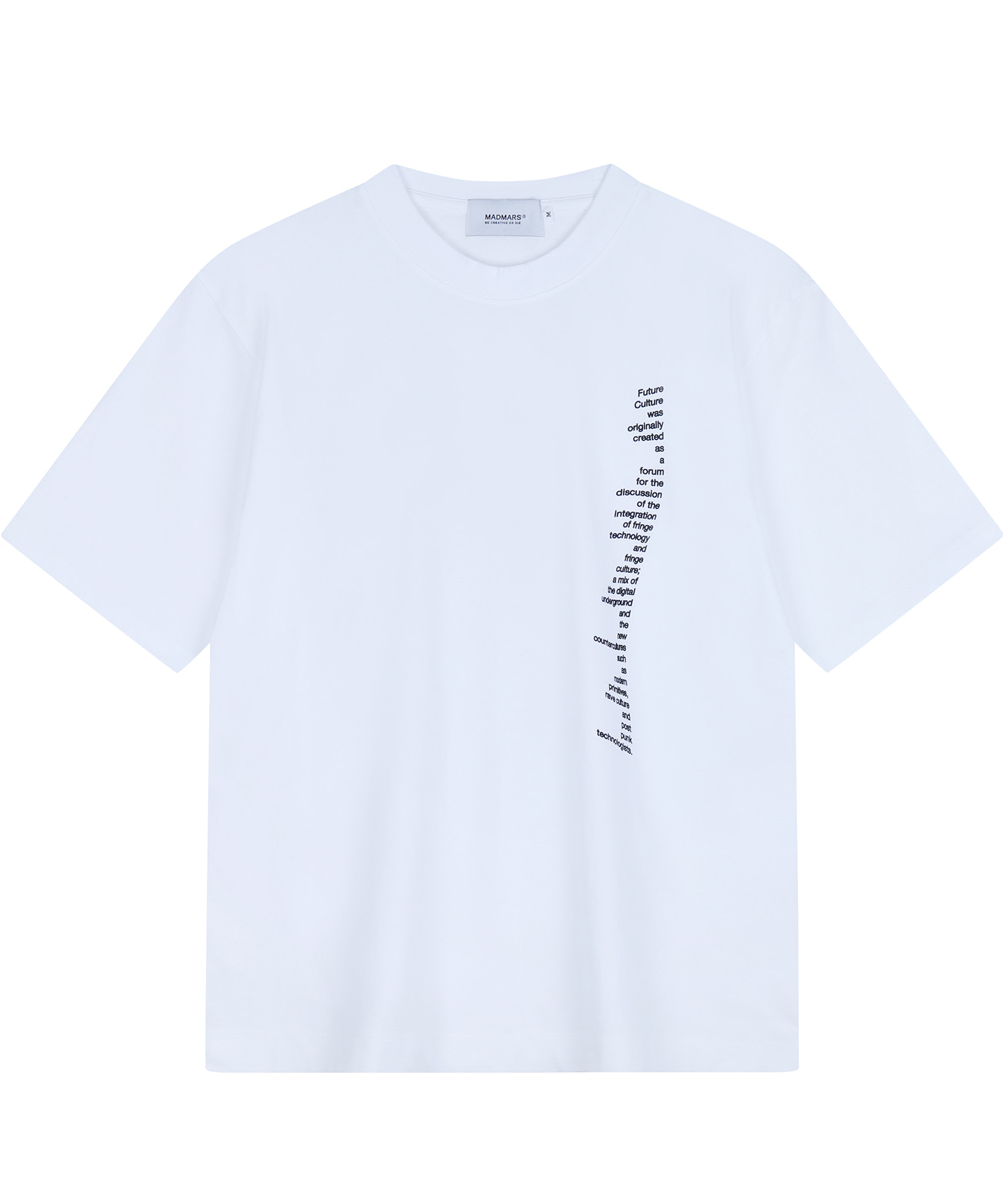 wave lettering T-shirt white