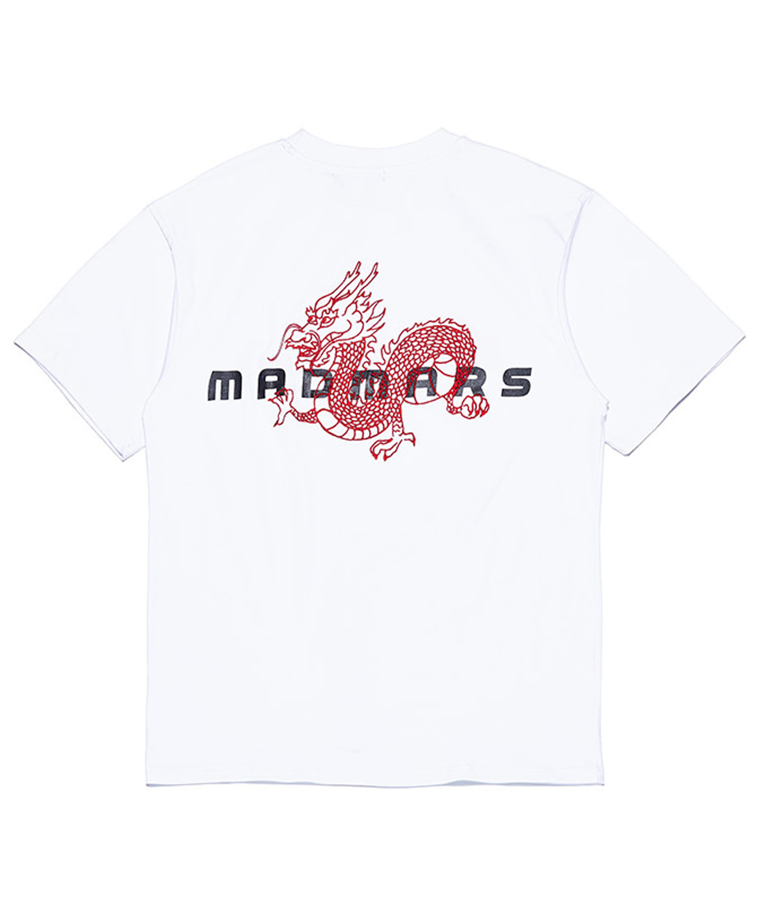 DRAGON EMBROIDERED T-SHIRT_WHITE